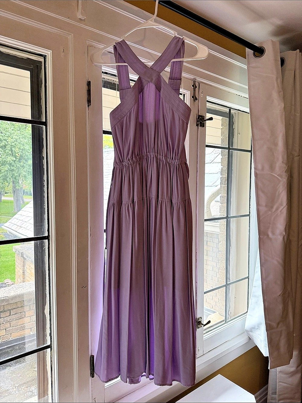 entro Purple Maxi Dress Size Small NWT